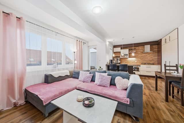 Byt 3+kk s terasou Bošovice, celková plocha 80,56 m², Vyhlídka, Bošovice, okres Vyškov