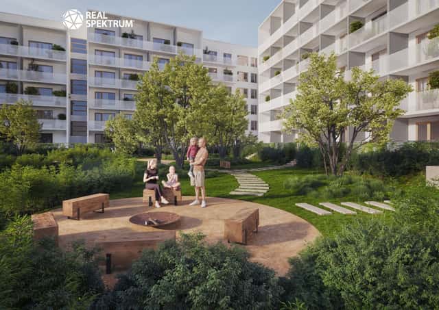 Prodej bytu 1+kk se zahrádkou v projektu Urban Park moderní bydlení v rytmu města, Svitavské nábřeží, Brno – Zábrdovice, okres Brno-město