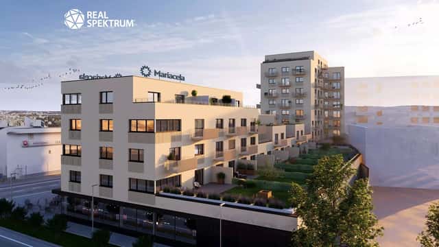 Pronájem obchodního prostoru 173 m v novostavbě bytového domu, ulice Kalová, Brno, Brno, okres Brno-město