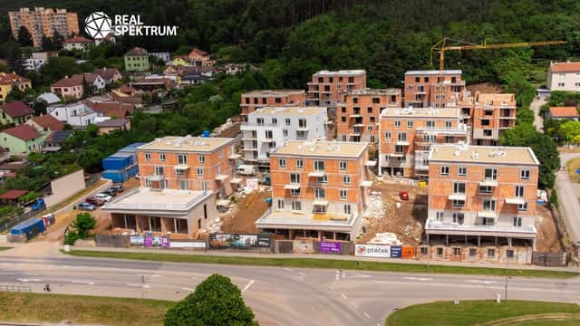 Prodej bytu 2+kk s balkonem v projektu Rezidence Ametyst Tišnov, Brněnská, Tišnov, okres Brno-venkov