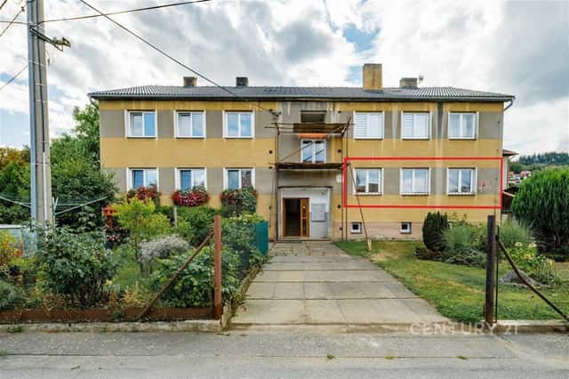 Prodej bytu 2+1 s předzahrádkou v Miličíně, Miličín, okres Benešov