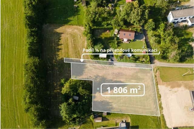 Prodej stavebního pozemku, 1 806 m2, s nádherným výhledem na pohoří Beskyd, Tichá, Tichá, okres Nový Jičín