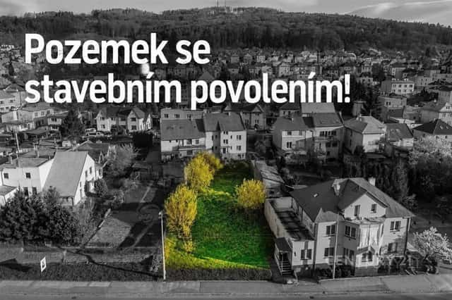 Exkluzivní stavební pozemek - Zlín, Prštné - včetně stavebního povolení, Zlín