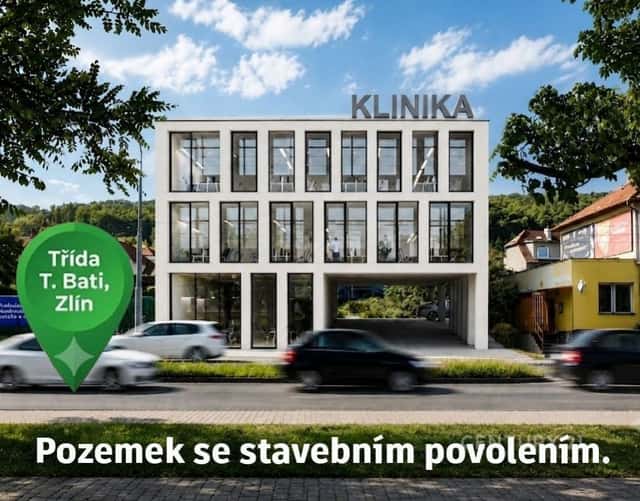 Polyfunkční dům - Zlín, Prštné - investiční záměr včetně stavebního povolení, Zlín