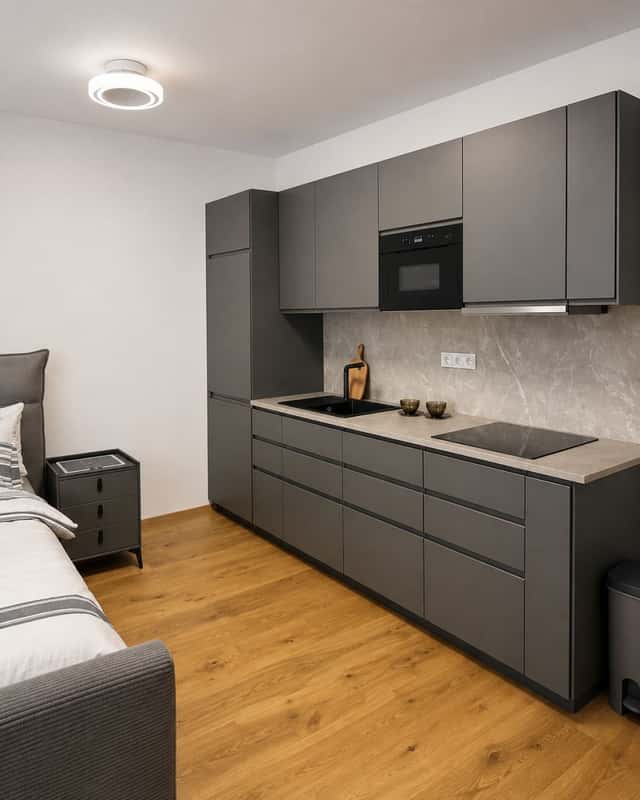 Pronájem kompletně vybaveného bytu 1+kk, 41 m² | Praha 5 Košíře, Starokošířská, Praha 5 – Košíře