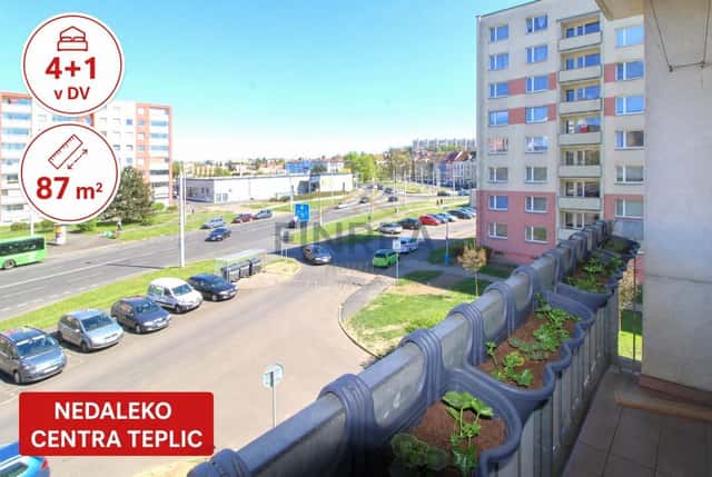 Prodej bytu 4+1, DV, 87 m2, ul. Přítkovská, Teplice - Trnovany, ! ZLEVNĚNO !, Přítkovská, Teplice – Trnovany
