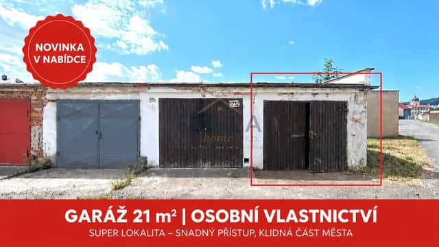 Prodej garáže 21 m2 Zaječická, Jirkov, Zaječická, Jirkov, okres Chomutov