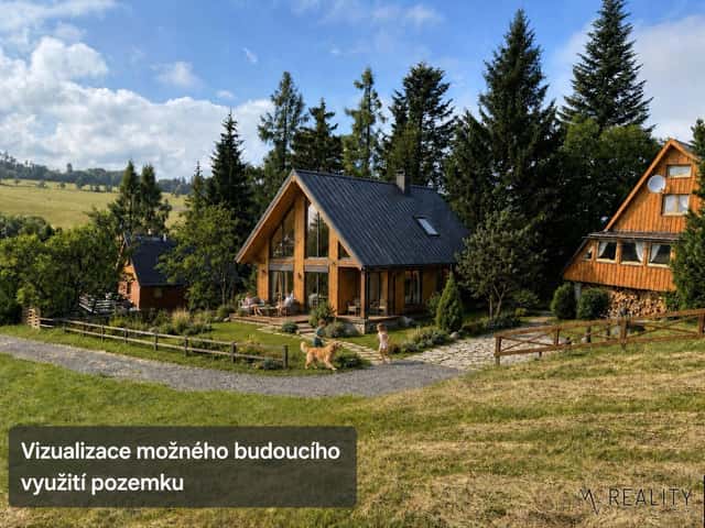 Prodej stavební parcely v Rýmařově (1076m2), Rýmařov – Harrachov, okres Bruntál
