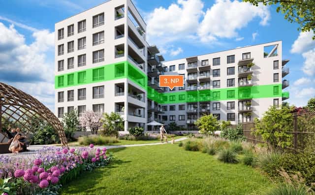 Prodej bytu 2+kk, Pod Harfou, Praha 9 – Vysočany