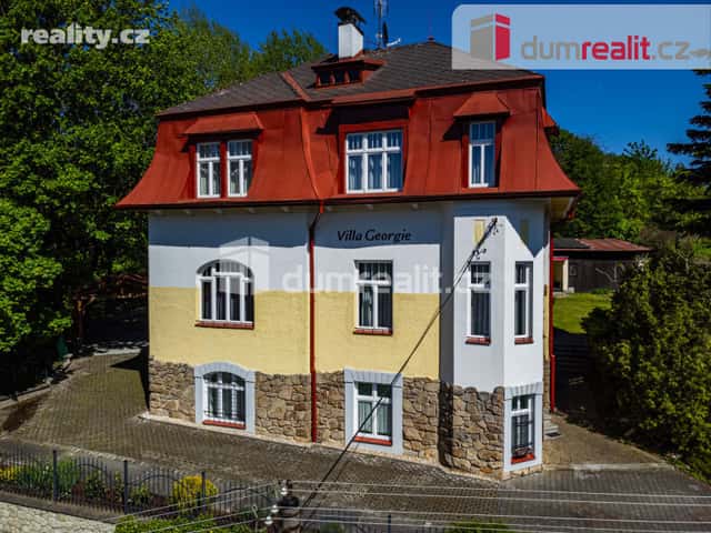 Prodej dům 290 m², pozemek 1.219 m², Dobrovského, Mariánské Lázně – Úšovice, okres Cheb