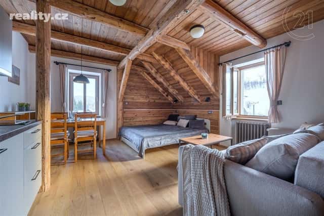 Pronájem byt 1+kk, 26 m², cihla, osobní, Bedřichov, okres Jablonec nad Nisou