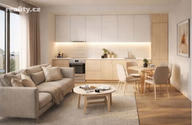 Prodej byt 2+kk, 43 m², cihla, družstevní, Praha 9 – Libeň