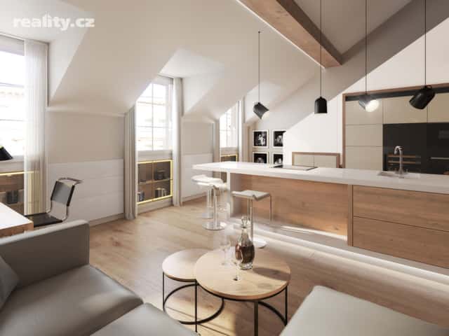 Prodej byt 3+kk, 99 m², cihla, osobní, Na bělidle, Praha 5 – Smíchov
