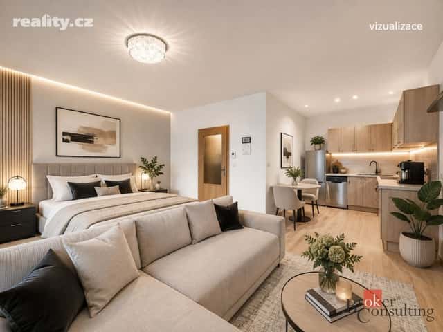 Prodej byt 1+kk, 40 m², osobní, Brno Líšeň, okres Brno-město