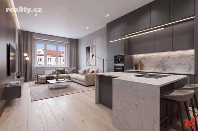 Prodej byt 2+kk, 60 m², cihla, družstevní, Veletržní, Praha 7 – Holešovice
