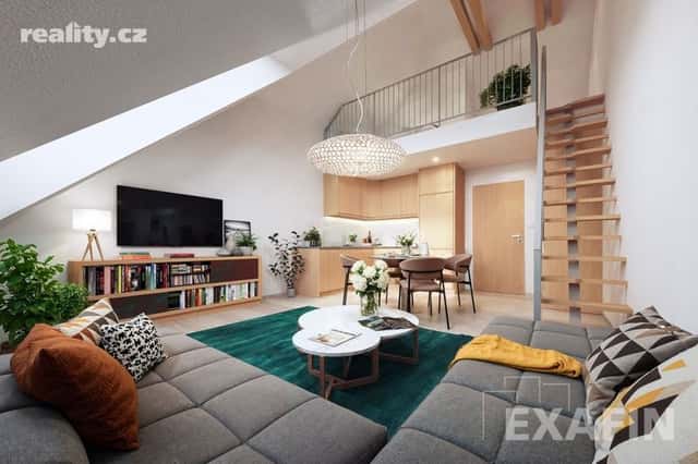 Prodej byt 2+kk, 68 m², cihla, osobní, Náměstí Osvoboditelů, Praha 5 – Radotín