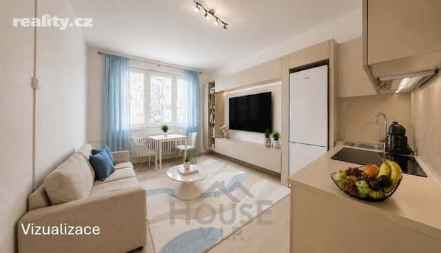Prodej byt 2+kk, 36 m², panel, osobní, Bělinského, Praha 10 – Hostivař