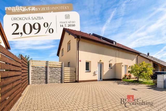 Prodej dům 80 m², pozemek 308 m², Žákova, Opatovice nad Labem, okres Pardubice