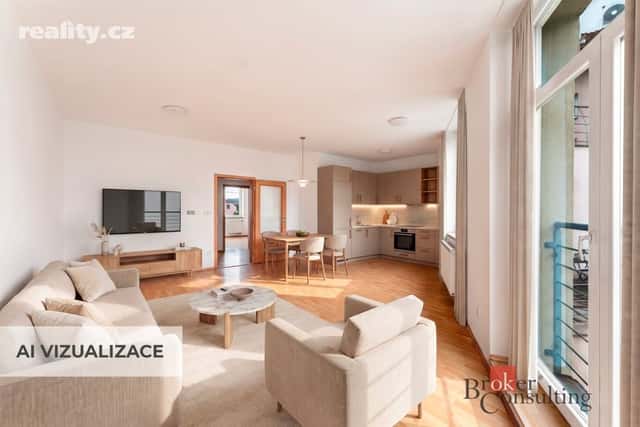 Prodej byt 3+kk, 71 m², osobní, Nám. M.Poštové, Beroun – Město