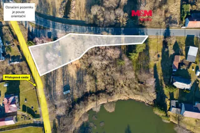 Prodej pozemku k bydlení, 1672 m2, Stráž - Olešná, Stráž, okres Tachov