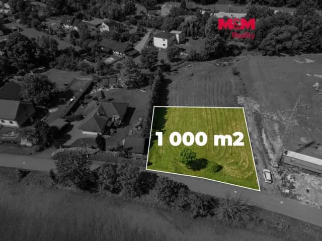 Prodej pozemku k bydlení, 1.000 m2, Hukvaldy, Rychaltice, Hukvaldy, okres Frýdek-Místek
