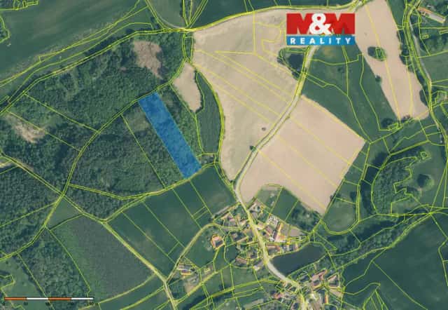 Prodej lesa, 9634 m2, Hrazany, Hrazany, okres Písek