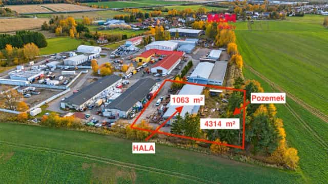 Prodej výrobního objektu 1063 m2, pozemek 4314 m2, Lišov, Lišov, okres České Budějovice