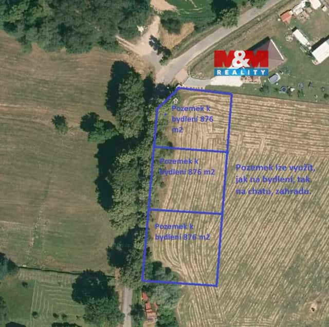 Prodej pozemku k bydlení, 2629 m2, Cehnice, Cehnice, okres Strakonice