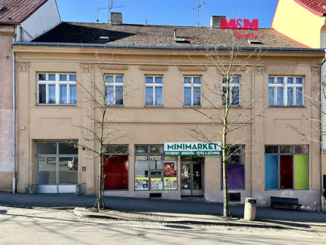 Prodej nájemního domu, 597 m2, Mladá Vožice, Žižkovo náměstí, Žižkovo náměstí, Mladá Vožice, okres Tábor