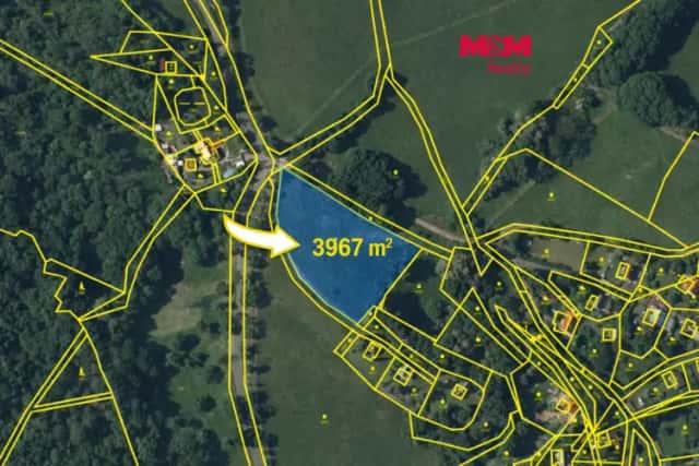 Prodej louky, 3967 m2, Třebívlice, Třebívlice, okres Litoměřice