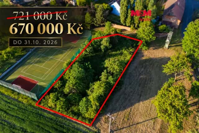 Prodej zahrady, 1290 m2, Ostromeč, Velký Malahov, okres Domažlice