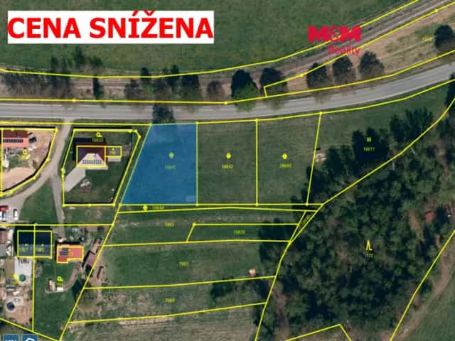 Prodej pozemku k bydlení, 1118 m2, Včelnička, Včelnička, okres Pelhřimov