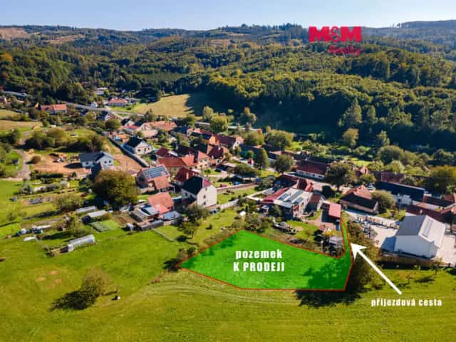 Prodej pozemku k bydlení, 1233 m2, Závist, Závist, okres Blansko