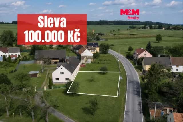 Prodej pozemku k bydlení, 617 m2, Horní Kozolupy, Horní Kozolupy, okres Tachov