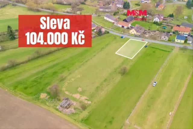 Prodej pozemku k bydlení, 1040 m2, Horní Kozolupy, Horní Kozolupy, okres Tachov