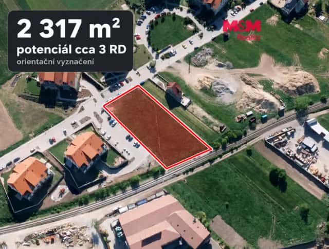Prodej pozemku k bydlení, 2317 m2, Holubice, Holubice, okres Vyškov
