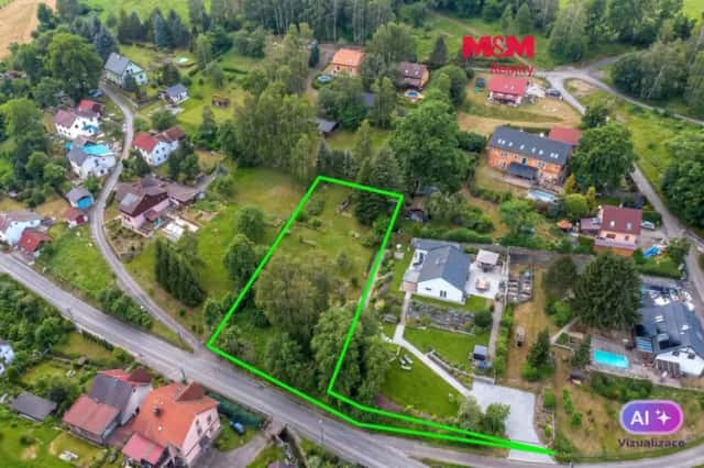 Prodej pozemku k bydlení, 2 115 m2, Ludvíkovice, Ludvíkovice, okres Děčín