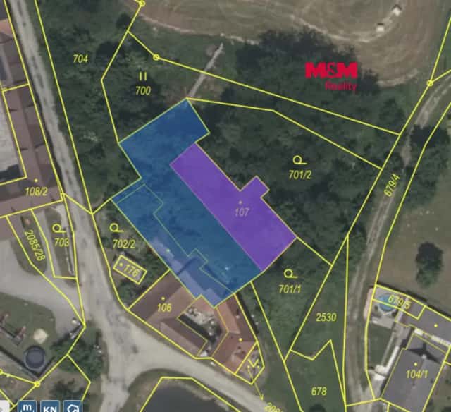Prodej pozemku k bydlení, 1018 m2, Trhové Sviny, Trhové Sviny, okres České Budějovice