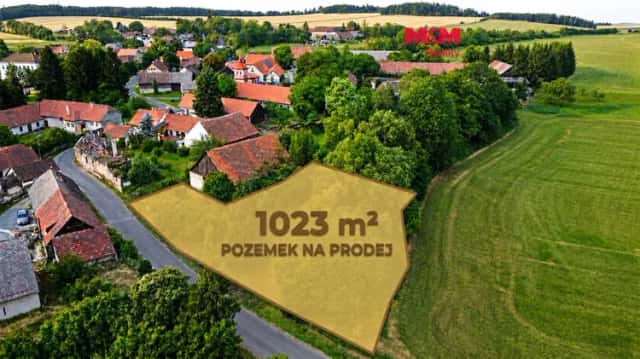 Prodej pozemku k bydlení, 1023 m2, Měčín, Měčín, okres Klatovy