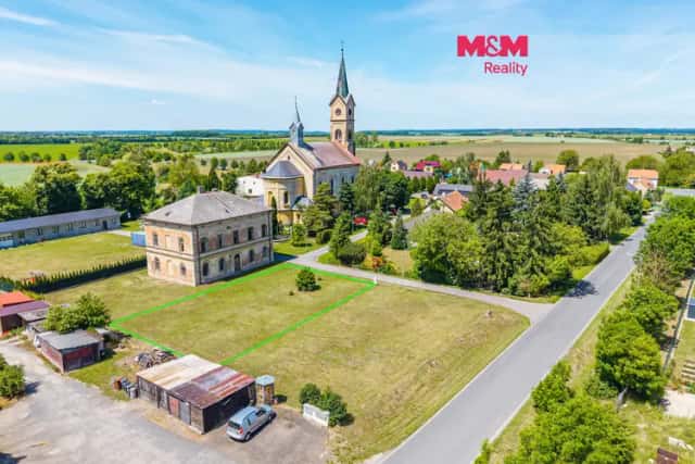 Prodej, pozemek k bydlení, 618 m2, Veleliby, Dvory, okres Nymburk