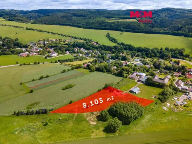 Prodej pozemku k bydlení, 8105 m2, Tatenice, Tatenice, okres Ústí nad Orlicí
