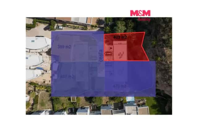 Prodej stavebního pozemku v Brně, ul. Červený kopec, 403 m2, Červený kopec, Brno, okres Brno-město