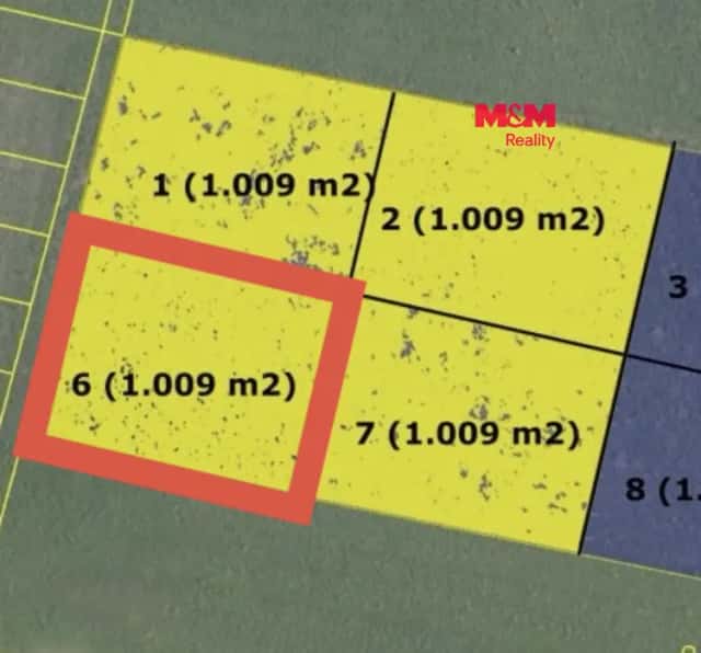 Prodej pozemku k bydlení, 1009 m2, Lysá nad Labem, Sadová, Lysá nad Labem, okres Nymburk