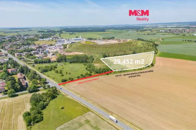 Prodej komerčního pozemku, 29452 m2, Zbůch, Zbůch, okres Plzeň-sever
