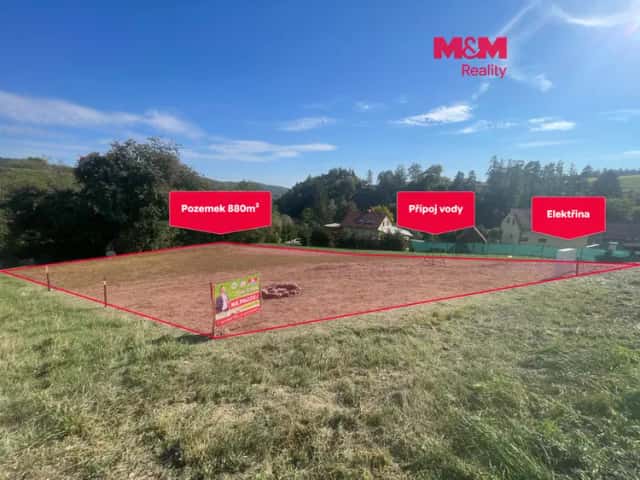 Prodej pozemku k bydlení v Konici - Čuníně, Konice, okres Prostějov