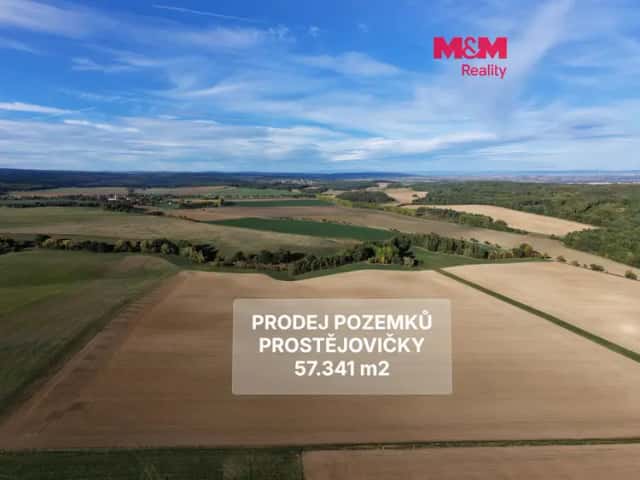 Prodej pole, 57341 m2, Prostějovičky, Prostějovičky, okres Prostějov