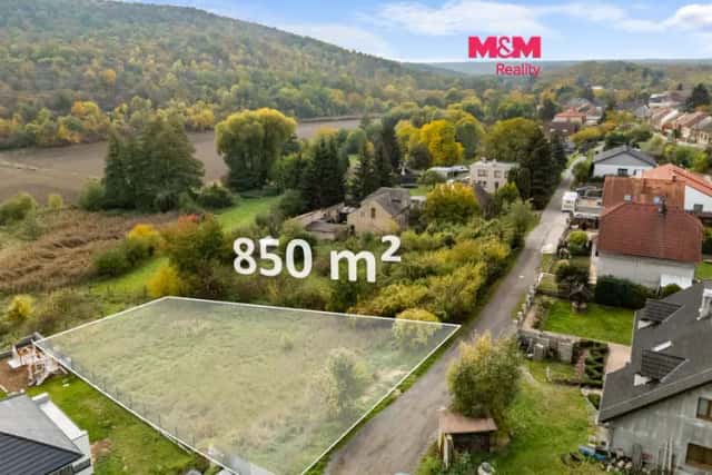 Prodej pozemku k bydlení, 850 m2, Třebichovice, Třebichovice, okres Kladno