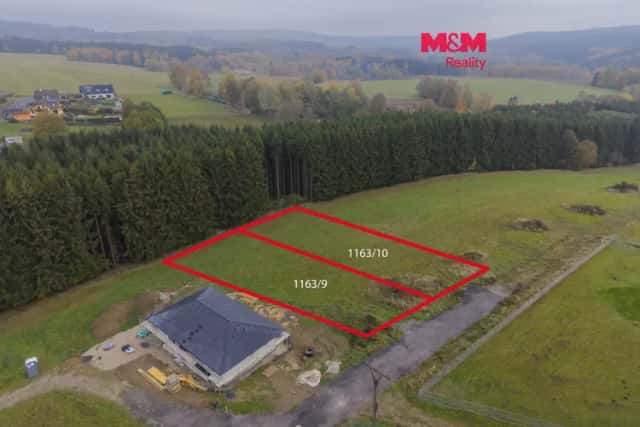 Prodej pozemku k bydlení, 999 m2, Krásná, Aš, Krásná, okres Cheb