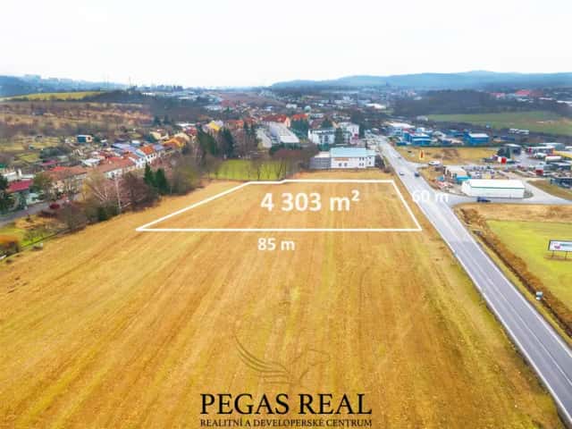 Prodej pozemky pro komerční výstavbu, 4 303 m2 - Troubsko, Troubsko, okres Brno-venkov