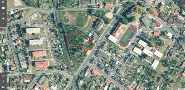 Prodej stavebního pozemku 1678 m2, Vroutek, okr. Podbořany, Vroutek, okres Louny